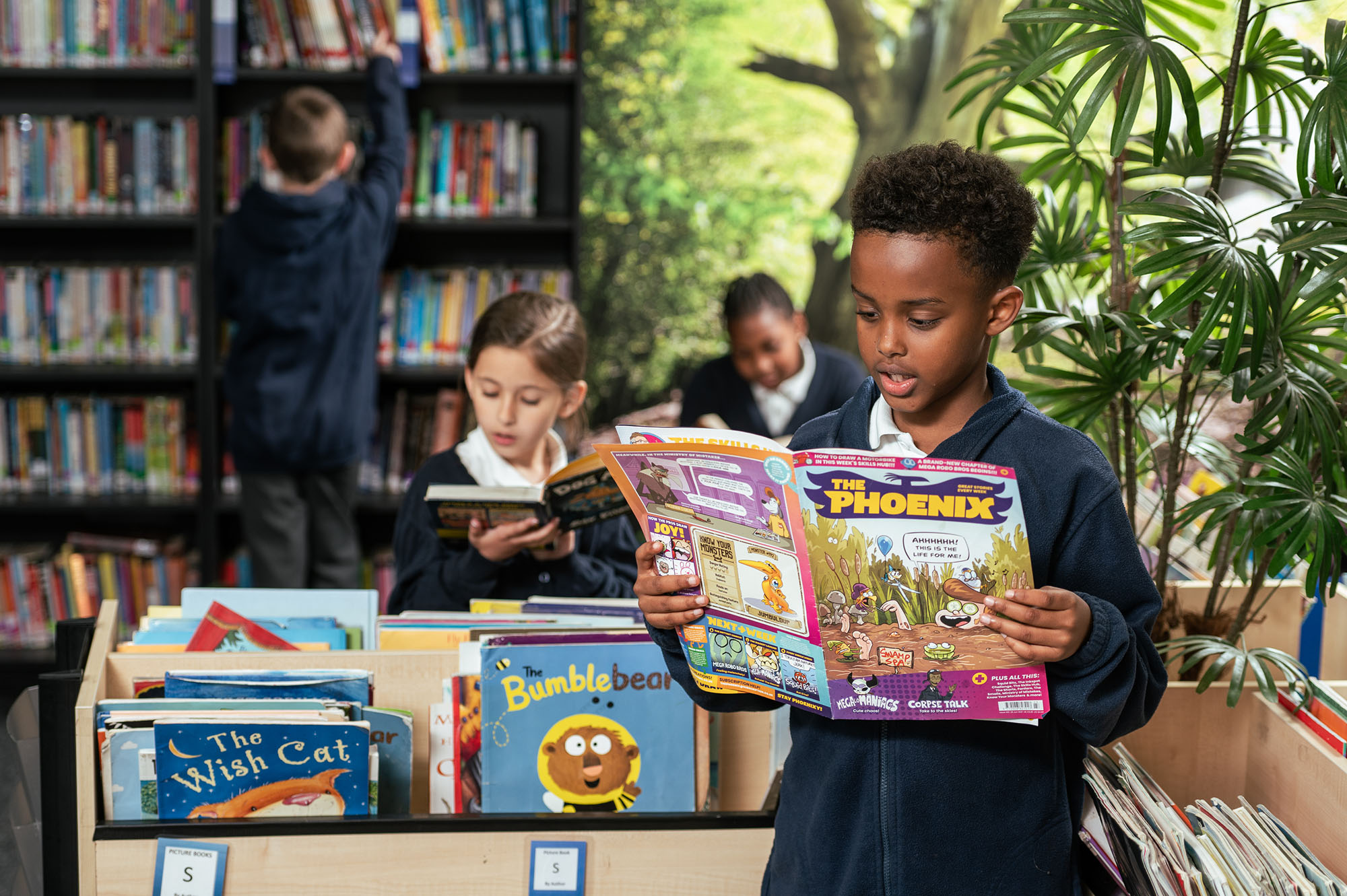 children reading