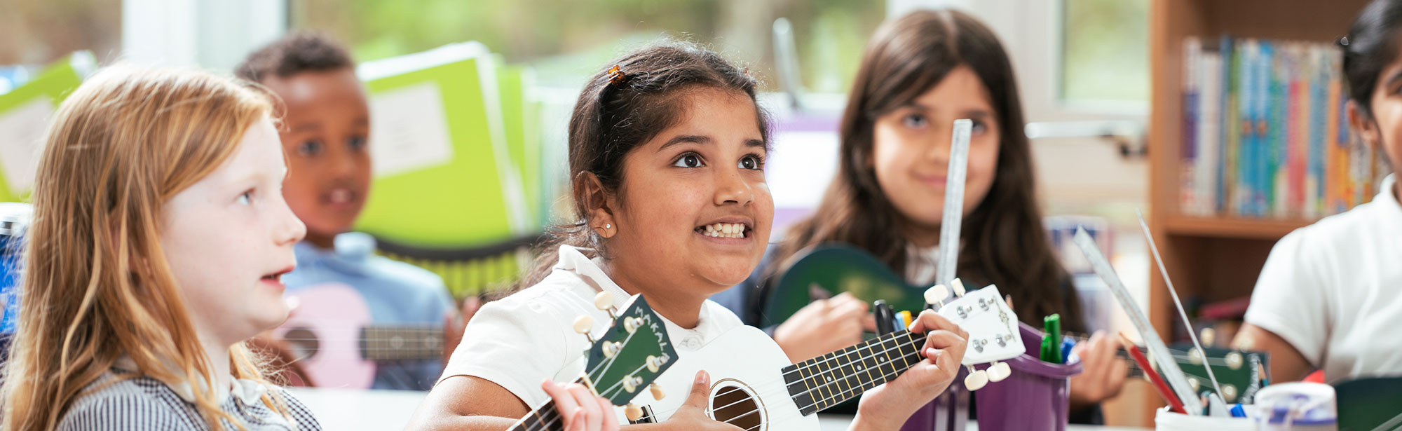 Children with instruments
